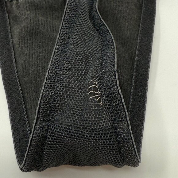 Vintage 2000 Y2K Magenta Noir Sheer Floral Garter Set 34C - Picture 12 of 13